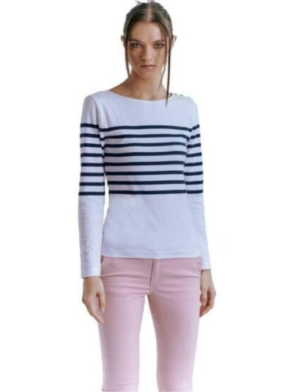 BLUSA RAYAS BLANCO HOLLY LAND