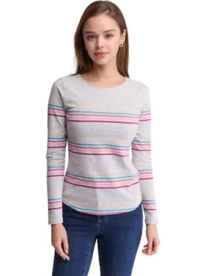 BLUSA RAYAS GRIS HOLLY LAND