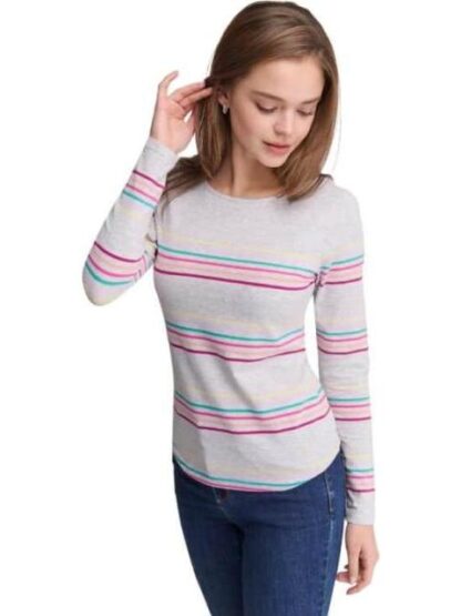BLUSA RAYAS GRIS HOLLY LAND - Image 5
