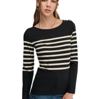 BLUSA RAYAS NEGRO HOLLY LAND