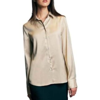 BLUSA SATINADA BEIGE HOLLY LAND