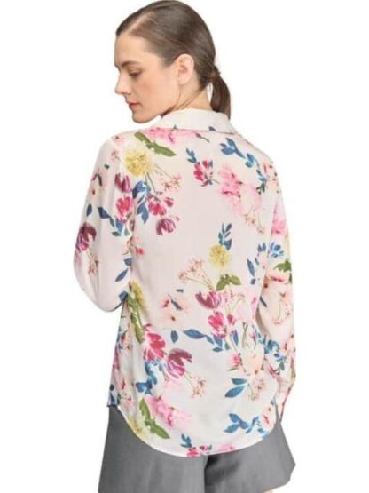 BLUSA SATINADA FLORES MARFIL HOLLY LAND - Image 5