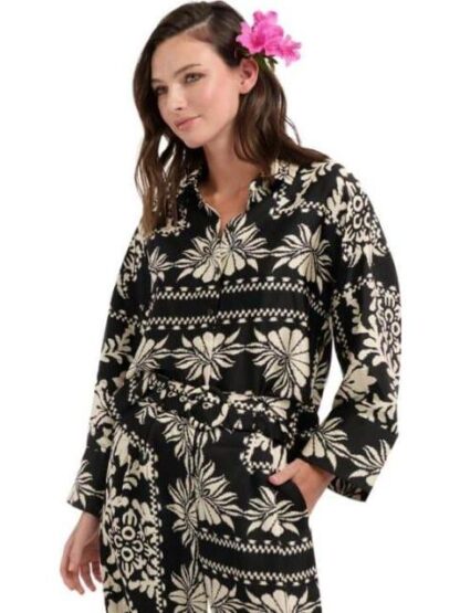 BLUSA SATINADA NEGRO HOLLY LAND - Image 5