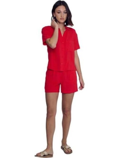 BLUSA VESTIR ROJO HOLLY LAND