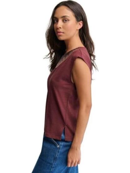 BLUSA VESTIR VINO HOLLY LAND - Image 4