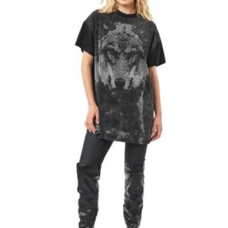 BLUSON ESTAMPADO NEGRO HOLLY LAND