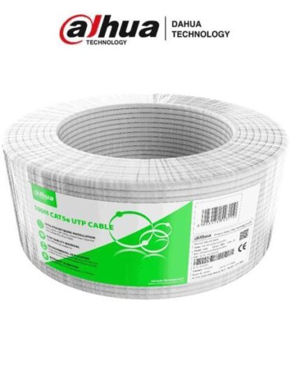 BOBINA DE 100 METROS DE CABLE UTP CAT 5E- CCA-COLOR BLANCO- USO INTERIOR- CUBIERTA DE FRPVC (ROHS COMPLIANT) NB