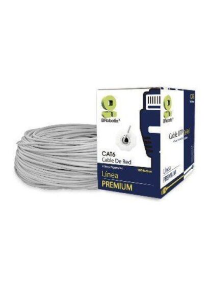 BOBINA DE CABLE BROBOTIX GRIS 062410 100M CAT6 - Image 3