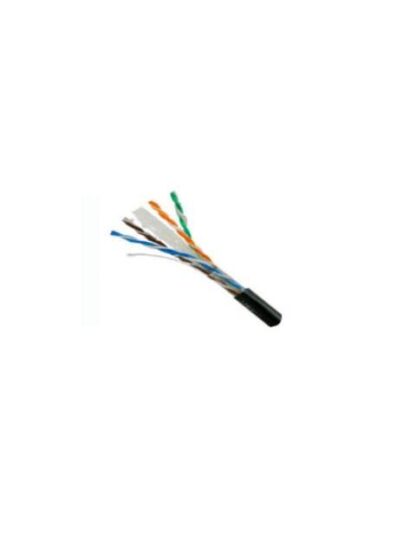 BOBINA SAXXON OUTPCAT6GCOPEXT 305 M NEGRO EXTERIOR CAT6 100 COBRE