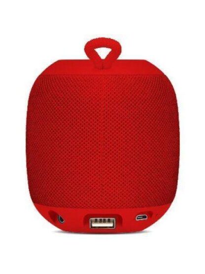 BOCINA BLUETOOTH BROBOTIX 263816 RADIO FM REDONDA ROJO - Image 2