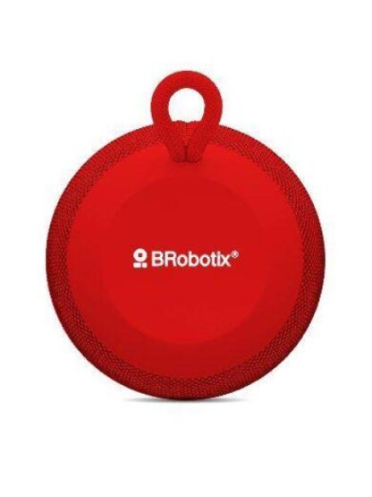 BOCINA BLUETOOTH BROBOTIX 263816 RADIO FM REDONDA ROJO - Image 3
