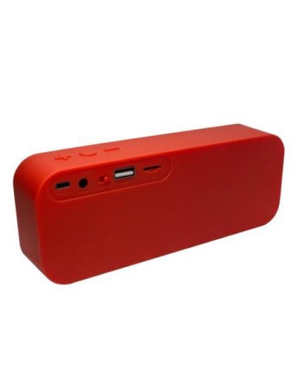 BOCINA PORTATIL BLUETOOTH VORAGO BSP150 ROJO 100 HZ ~ 18 KHZ 3W-2 - Image 5