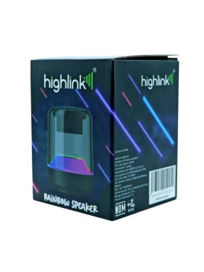 BOCINA PORTATIL HIGHLINK RAINBOW SPEAKER BATERIA RECARGABLE. - Image 5