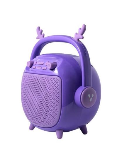 BOCINA VORAGO BSP205 BLUETOOTH - MSD - USB - 3.5MM MICROFONO CON MODOS DE VOZ COLOR PURPURA - Image 2