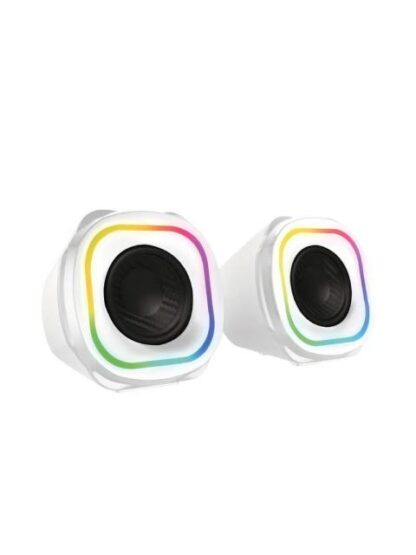 BOCINAS 2.0 GAMER GLIMM QUAD BG555 BALAM RUSH CONEXION BLUETOOTH-AUXILIAR CONTROLADOR TOUCH ILUMINACION LED 3 MODOS 10W RMS. SONIDO ESTEREO ALIMENTACIO - Image 2