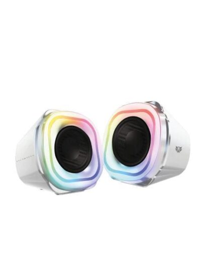 BOCINAS 2.0 GAMER GLIMM QUAD BG555 BALAM RUSH CONEXION BLUETOOTH-AUXILIAR CONTROLADOR TOUCH ILUMINACION LED 3 MODOS 10W RMS. SONIDO ESTEREO ALIMENTACIO - Image 3