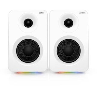 BOCINAS TIPO ESTUDIO DYNAMIC EXACT R BS700 ELITE SERIES SONIDO ESTEREO 2.0 POTENCIA 50W RMS COLOR BLANCO. BR940825