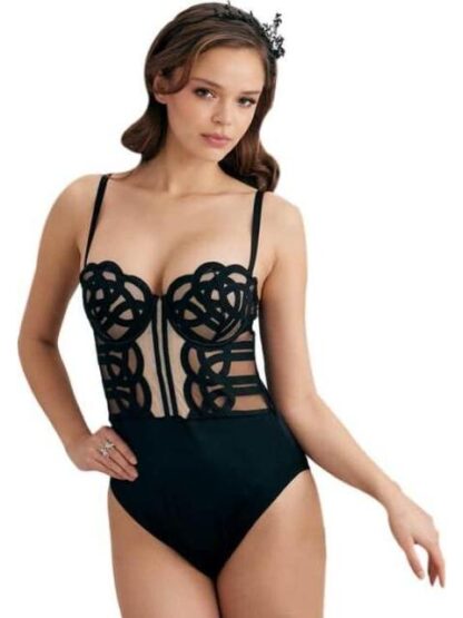 BODY BORDADO NEGRO LOVE TO LOUNGE - Image 5