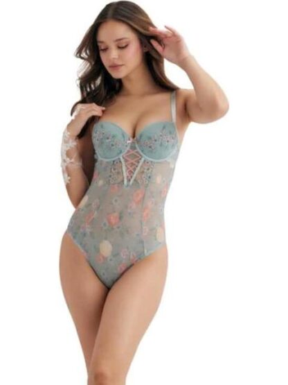 BODY BORDADO VERDE LOVE TO LOUNGE - Image 2