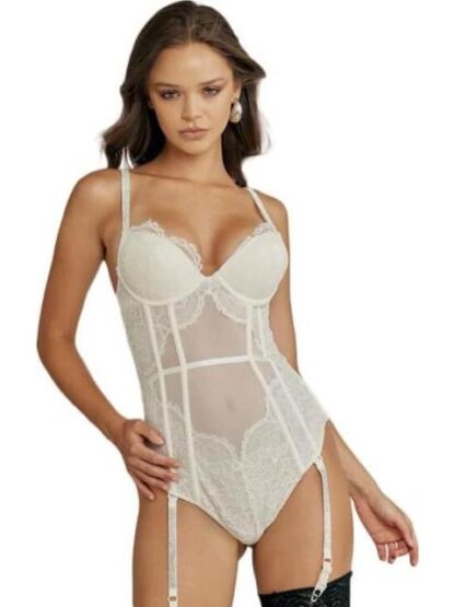 BODY DE ENCAJE BLANCO LOVE TO LOUNGE - Image 2