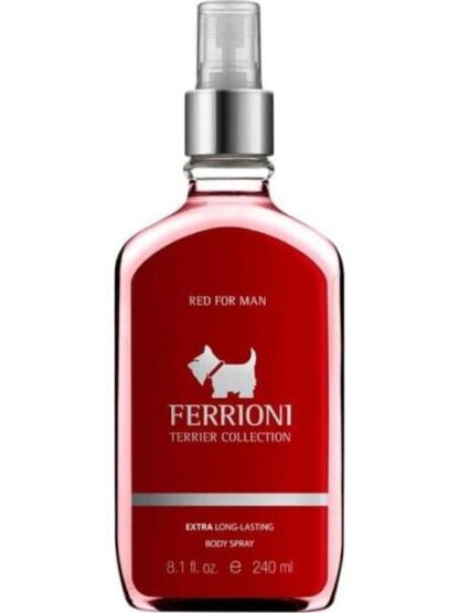 BODY MIST TERRIER RED 240ML ROJO FERRIONI