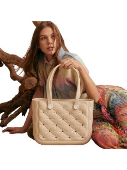 BOLSA TOTE DE PLAYA BEIGE HOLLY LAND - Image 2