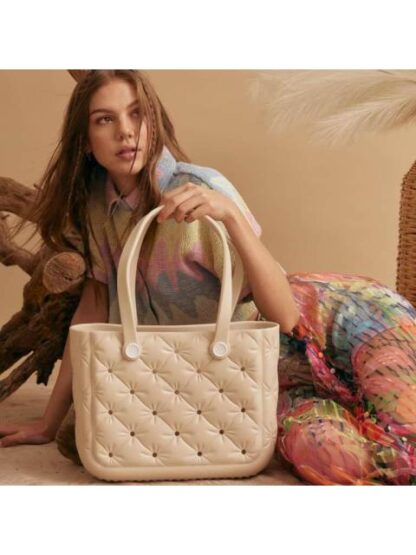 BOLSA TOTE DE PLAYA BEIGE HOLLY LAND - Image 5