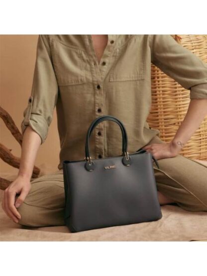 BOLSA TOTE NEGRO VI LINE - Image 4
