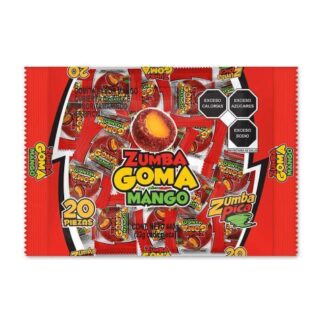 BOLSA ZUMBA GOMA MIX MANGO CON TAMARINDO 20 PIEZAS