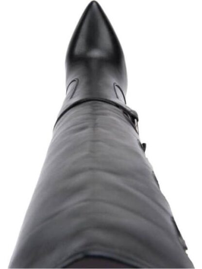 BOTA ALTA CON HEBILLAS NEGRO THALIA SODI - Image 3