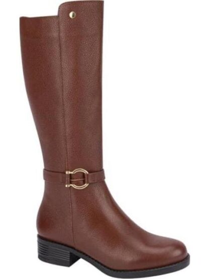 BOTA ALTA DE PIEL COGNAC VIVIS SHOES - Image 2