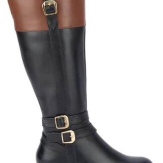 BOTA ALTA DE PIEL NEGRO VIVIS SHOES