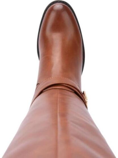 BOTA ALTA HEBILLA METALICA COGNAC TIERRA BENDITA - Image 3