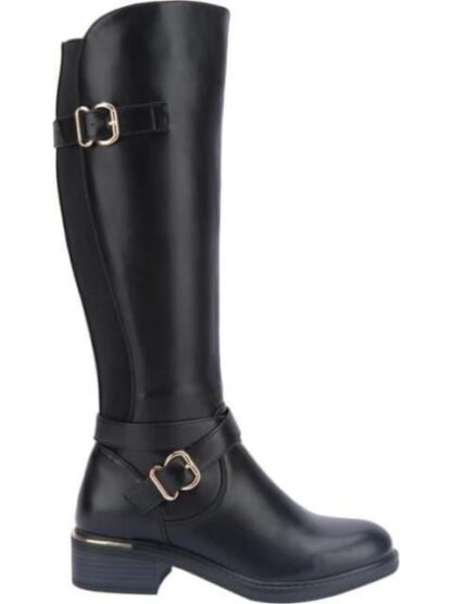 BOTA ALTA HEBILLA METALICA NEGRO TIERRA BENDITA