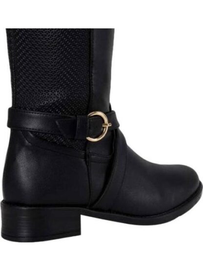 BOTA ALTA HEBILLA METALICA NEGRO TIERRA BENDITA - Image 6