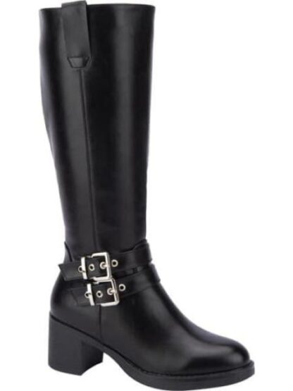 BOTA ALTA HEBILLAS METALICA NEGRO TIERRA BENDITA - Image 2