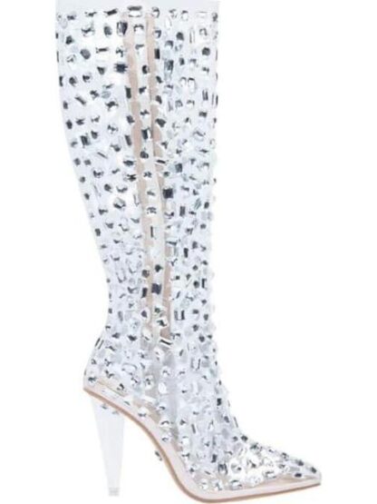 BOTA ALTA MICA CON PEDRERIA NEUTRAL THALIA SODI