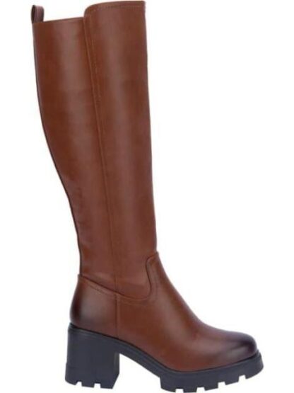 BOTA ALTA SUELA TRACK COGNAC TIERRA BENDITA