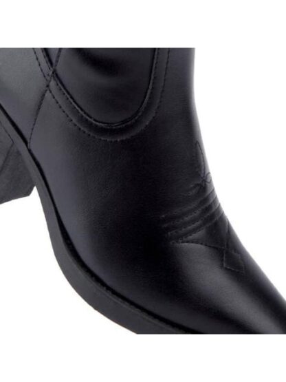 BOTA ALTA TEXANA BORDADA NEGRO TIERRA BENDITA - Image 6