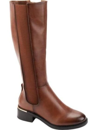 BOTA ALTA TUBO ELASTICO COGNAC GOODYEAR - Image 2