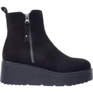 BOTA ANTE CON CIERRE NEGRO VI LINE