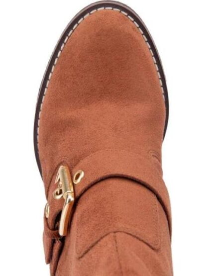 BOTA ANTE PLATAFORMA TRACK COGNAC BELINDA PEREGRIN - Image 3
