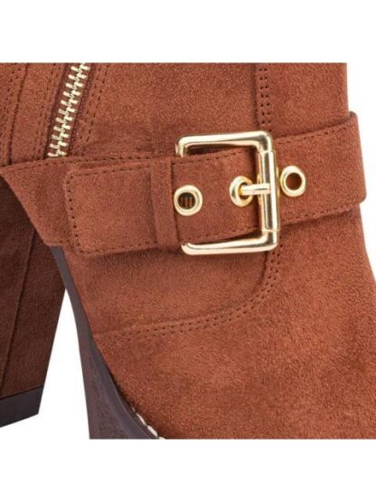 BOTA ANTE PLATAFORMA TRACK COGNAC BELINDA PEREGRIN - Image 6