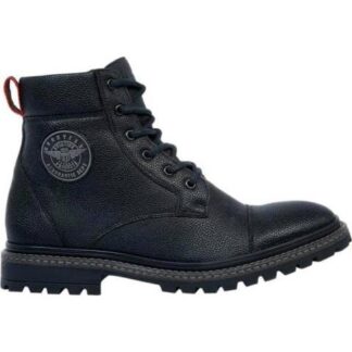 BOTA CASUAL DE PIEL NEGRO GOODYEAR