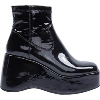 BOTA CHAROL CON PLATAFORMA NEGRO VI LINE FASHION