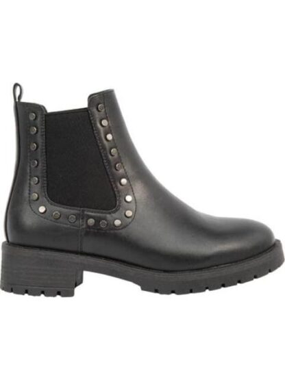 BOTA CHELSEA CON ESTOPEROLES NEGRO TIERRA BENDITA