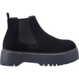 BOTA CHELSEA PU CON PLATAFORMA NEGRO GOODYEAR
