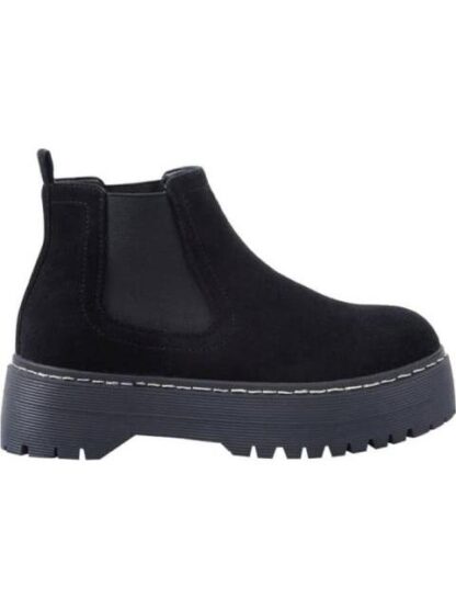 BOTA CHELSEA PU CON PLATAFORMA NEGRO GOODYEAR