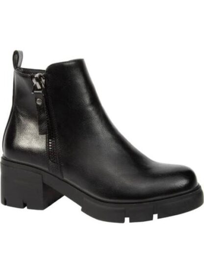 BOTA CIERRE METALICO TACON ANCHO NEGRO TIERRA BENDITA - Image 2