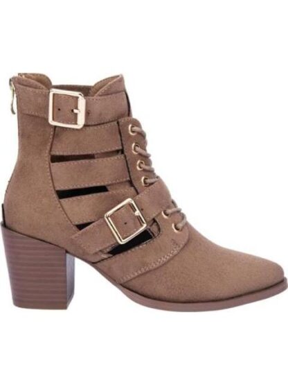 BOTA CON ABERTURA TAUPE TIERRA BENDITA